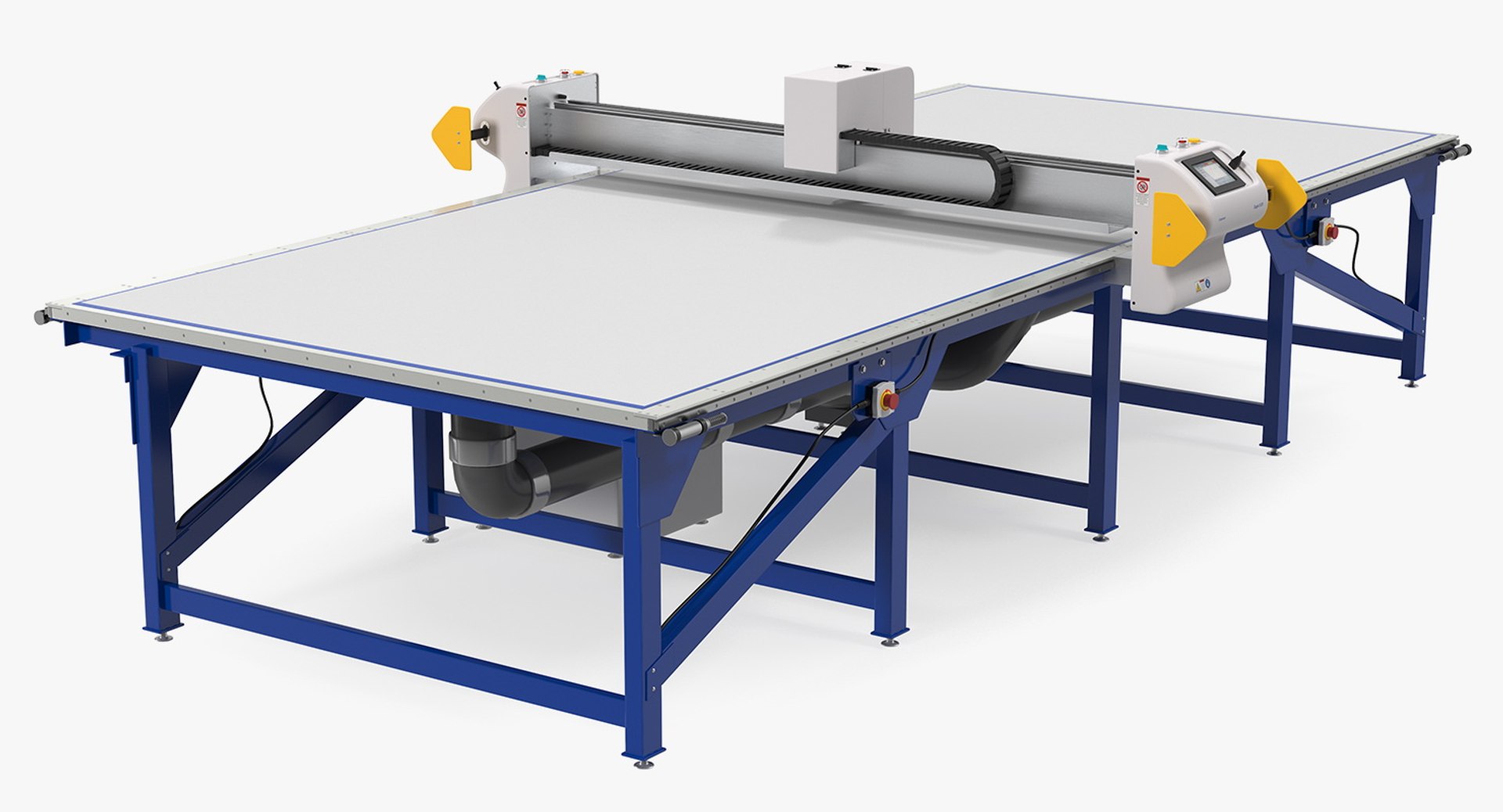 Eastman Eagle S125 Cutting Static Table Rigged 3D model preview