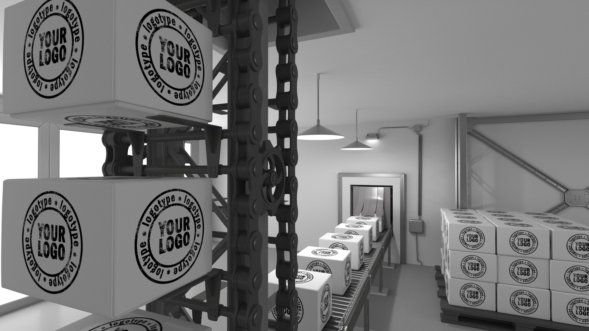 Interior Factory Scene Animation 3D Model - TurboSquid 1543056