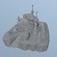 Environnement de château stylisé Low Poly