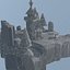 Environnement de château stylisé Low Poly