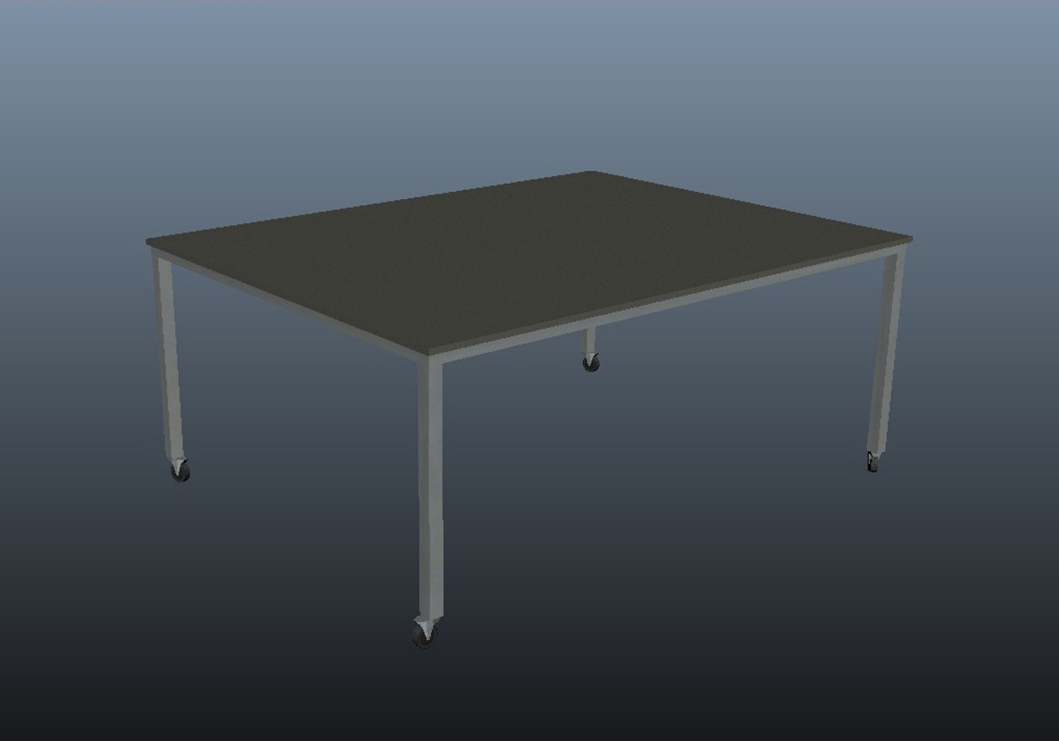 Industrial Kitchen Table Fbx