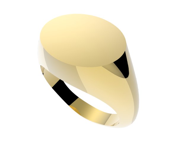 signet ring 3d model