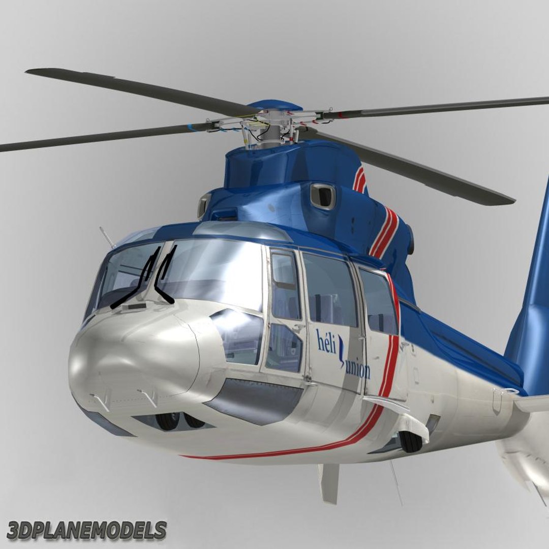 Eurocopter Dauphin Helicopter Interior 3d Model