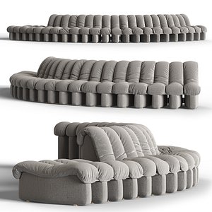 3D De Sede Ds-600 Sofa model