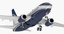 Boeing 737-700 Generic Rigged 3D Model