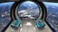 Couloir panoramique des trains et des engins spatiaux