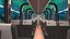 Couloir panoramique des trains et des engins spatiaux