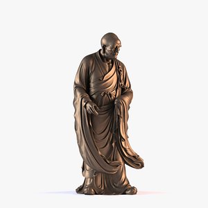 Buddhist statues 021 3D