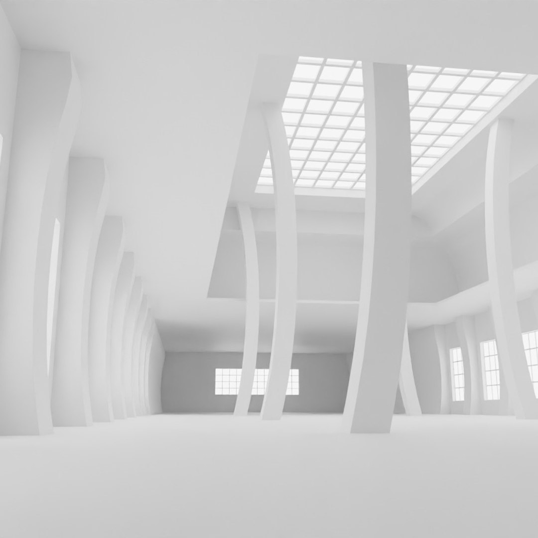 Concept Space Interior Empty Room 3 3D Model - TurboSquid 2102036