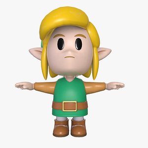 Link Awakening 3D model