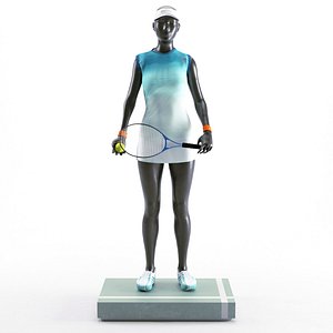 tennis woman mannequin model
