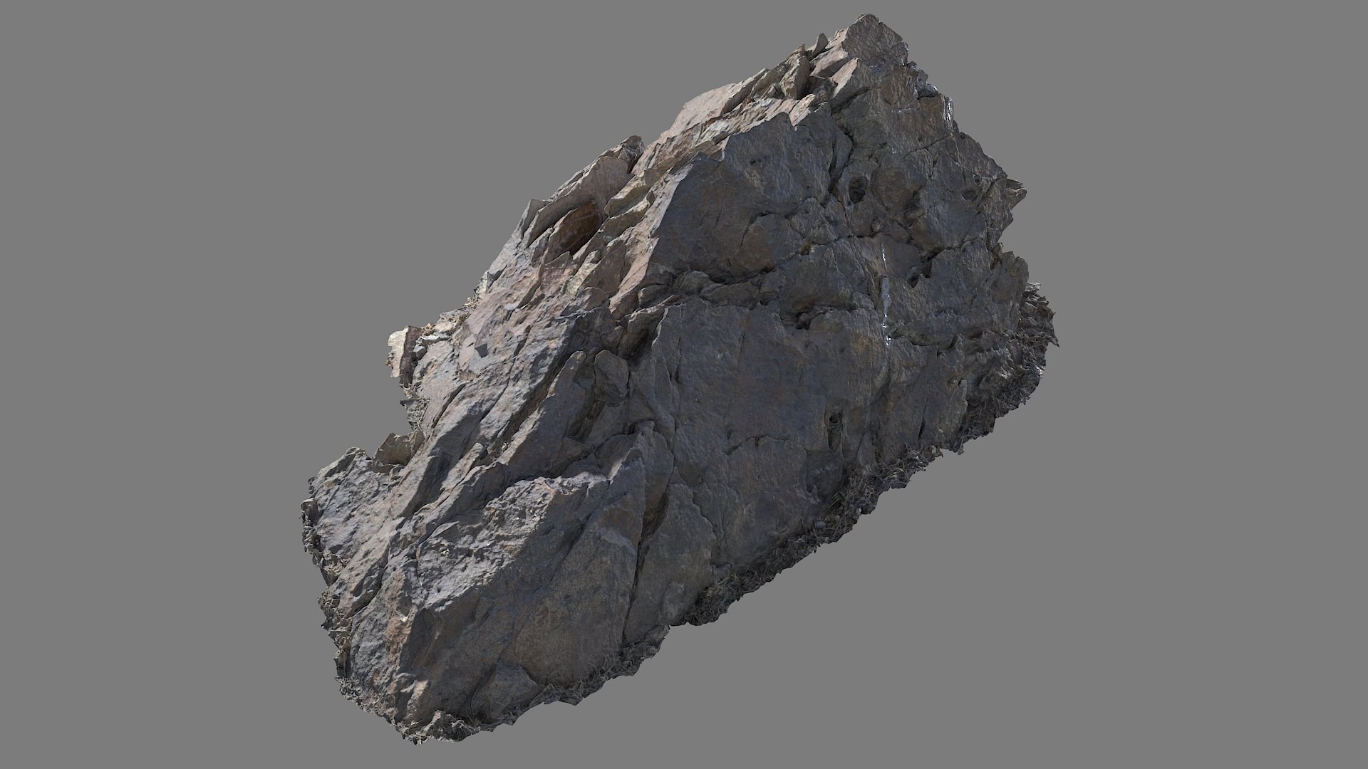 Assembly Ground Rock 11 3D model - TurboSquid 2000489