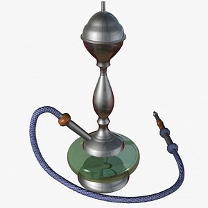 3d model waterpipe hookah