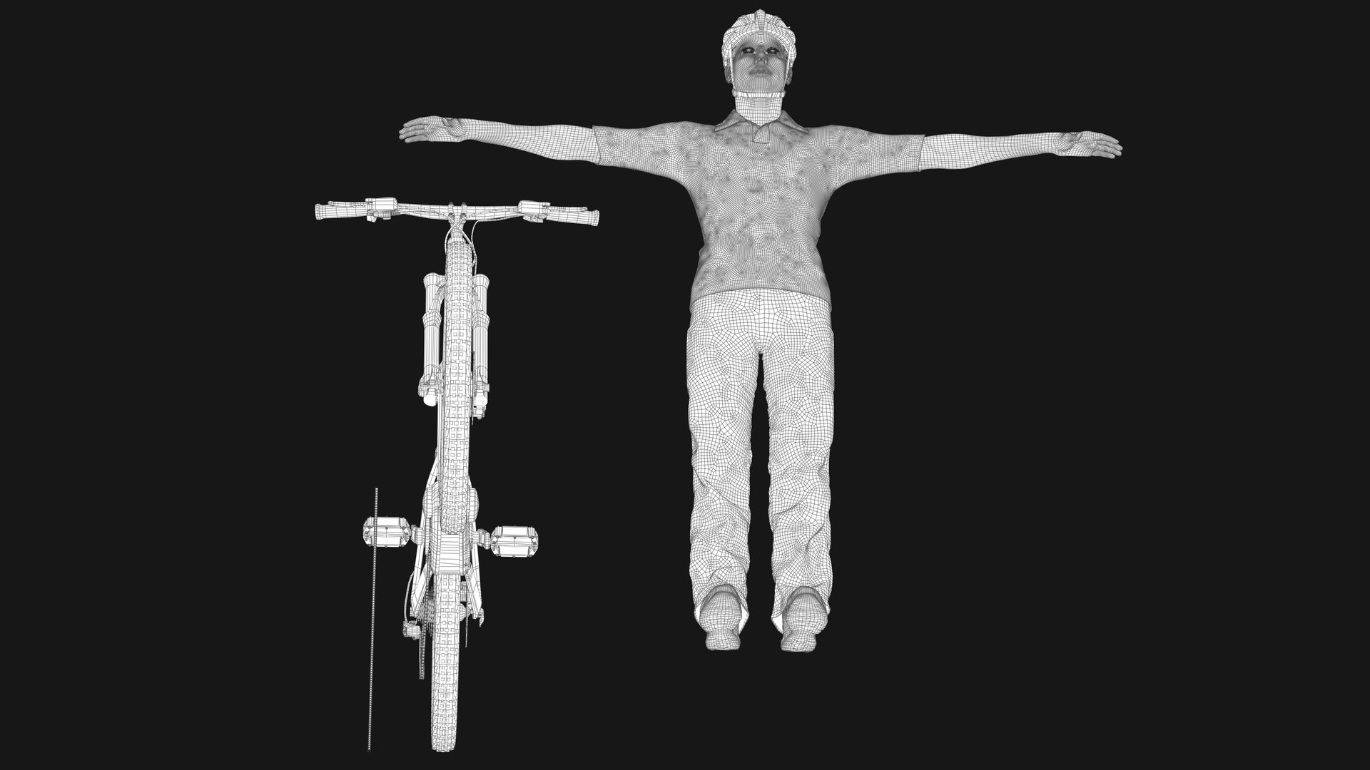 Man Bike Rider 3D Model - TurboSquid 2335885