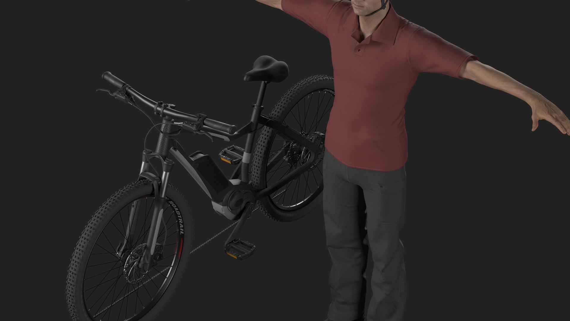 Man Bike Rider 3D Model - TurboSquid 2335885