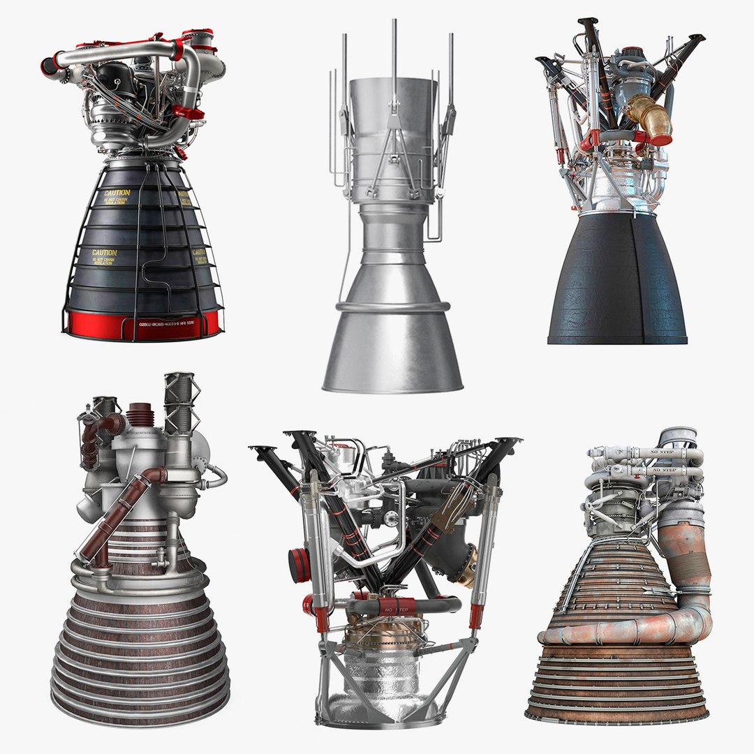 3D Rocket Engines Collection 5 model https://p.turbosquid.com/ts-thumb/VE/dsW82R/rv/rocket_engines_collection_5_000/jpg/1731103654/1920x1080/fit_q87/fc5454b9631298614f39e1298f89244b7ab0bf70/rocket_engines_collection_5_000.jpg