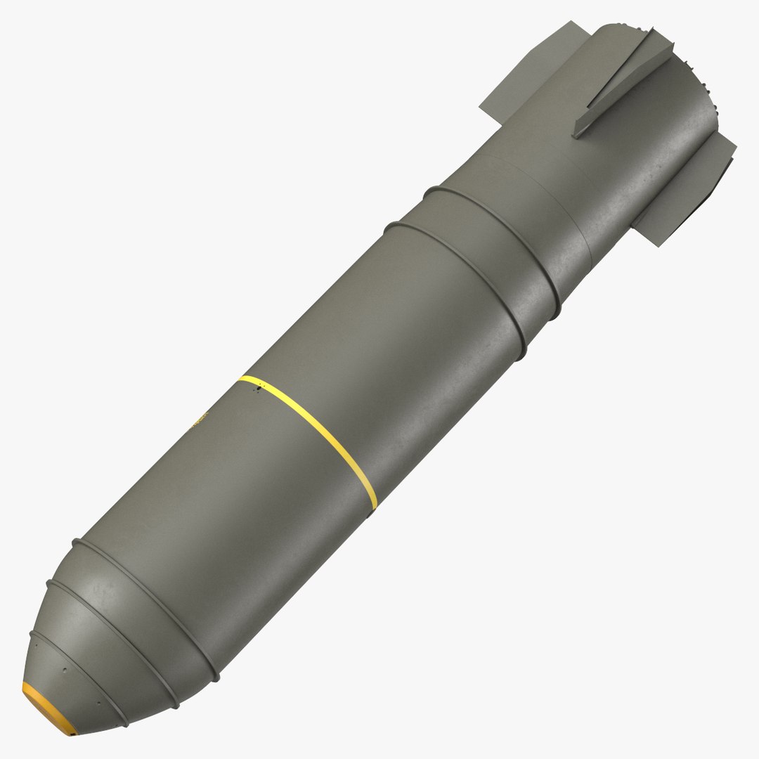 Military Thermonuclear Bomb MK-17 3D model preview