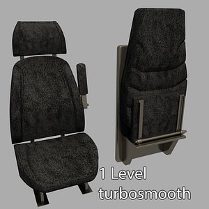 seats vehicle 3d max
