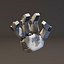 Robot de mano Low Poly PBR