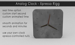 3D rigg clock model