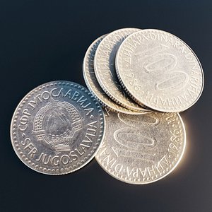 Yugoslavian 100 Dinara coin