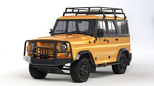 UAZ Hunter expedition 2019 3D model