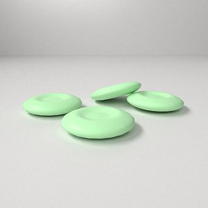 3D mint chocolate coin