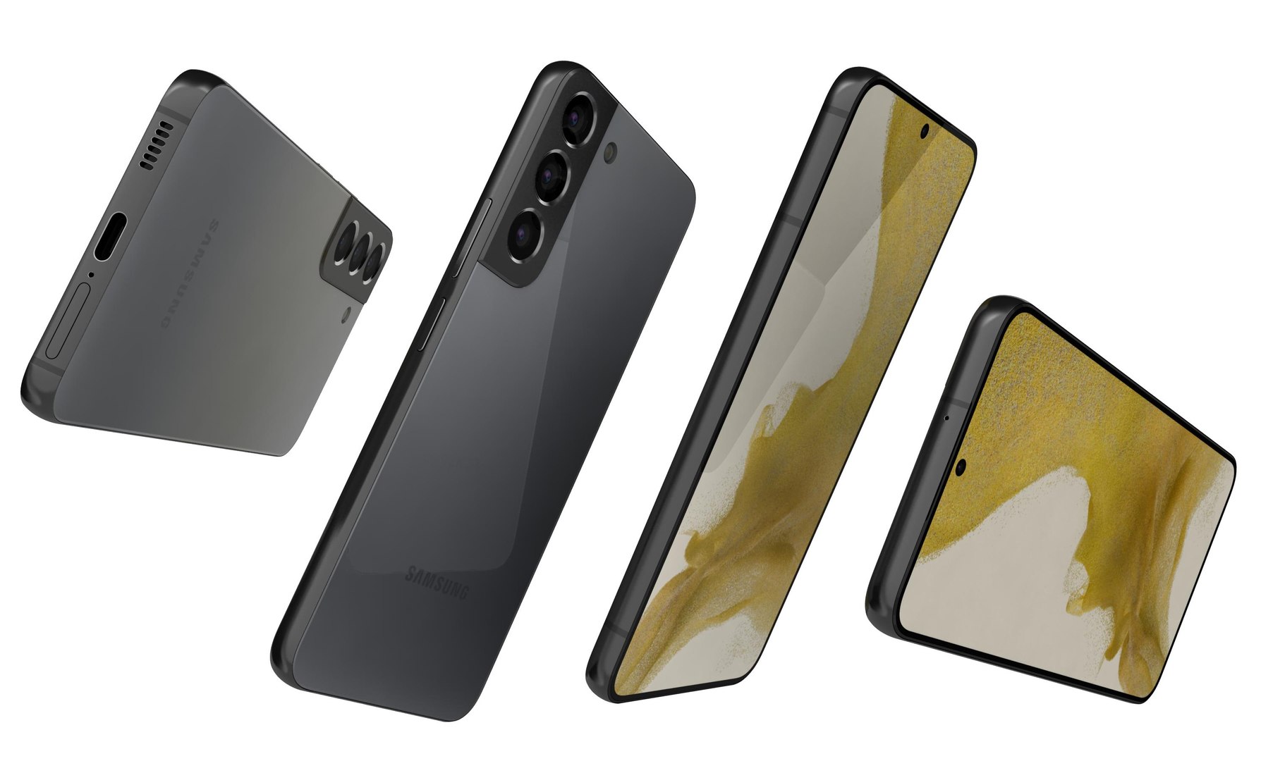3D Samsung Galaxy S22 Plus Graphite Model - TurboSquid 1879270