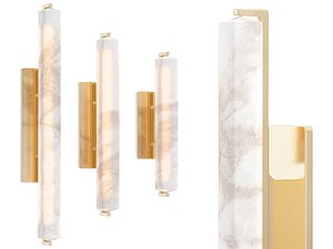 Audubon Alabaster Single Sconce