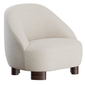 3D Margas Armchair LC1 by Tradition