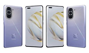 3D Huawei nova 10 Pro Purple model