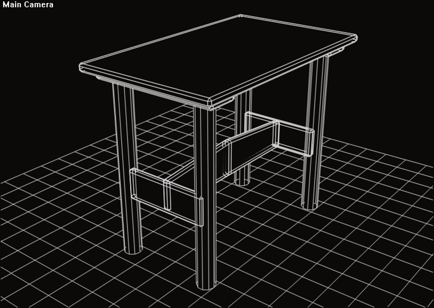 3d table model