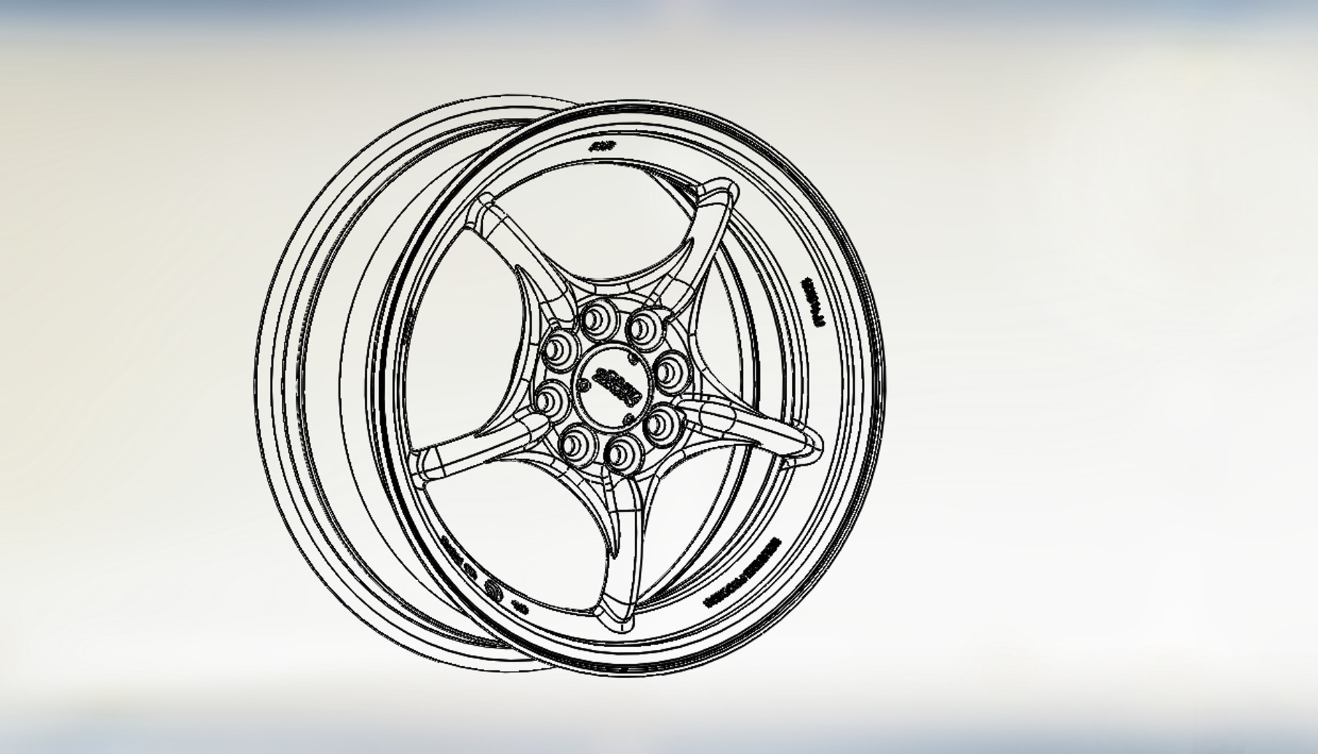 Mugen Weapon Rnr Wheel 3D Model - TurboSquid 1229817