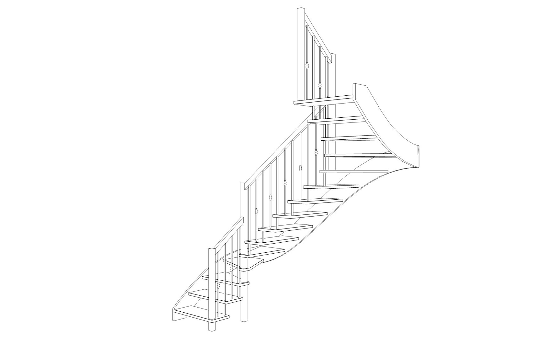 Interior Stairs C4d Free