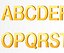Letras del alfabeto 3D - Helvetica Light Font