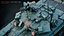 Rigged Tank T-90A Realtime LODs