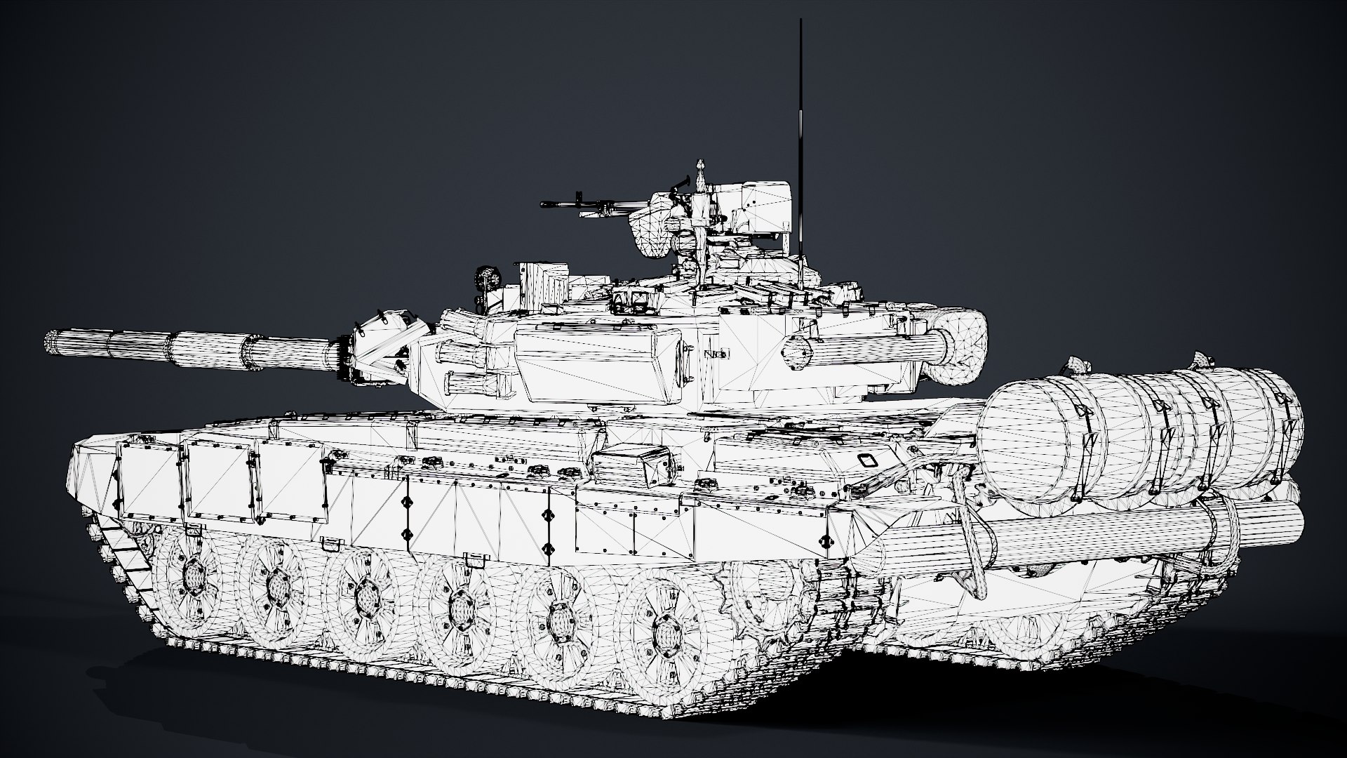 Rigged T-90A MBT GameReady LODs 3D model https://p.turbosquid.com/ts-thumb/VF/ZlQbO2/If/wire_04/png/1638227512/1920x1080/fit_q87/ea4f2dace953b0c571e1f657920bd44c89acd4a8/wire_04.jpg