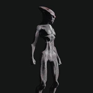 Realistic Alien Character - Thral 3D model