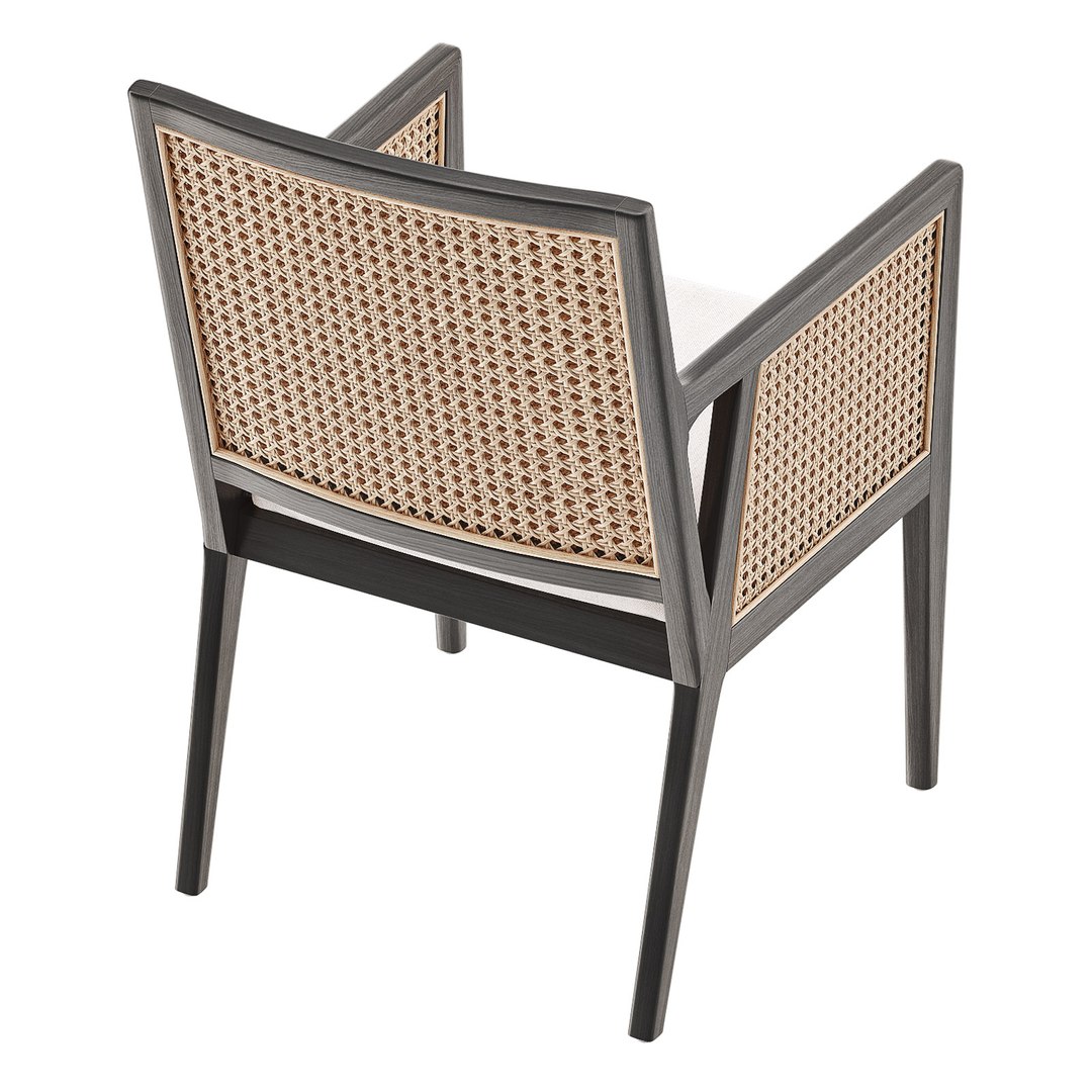 Lisbon cane dining chair 3D model TurboSquid 1548243