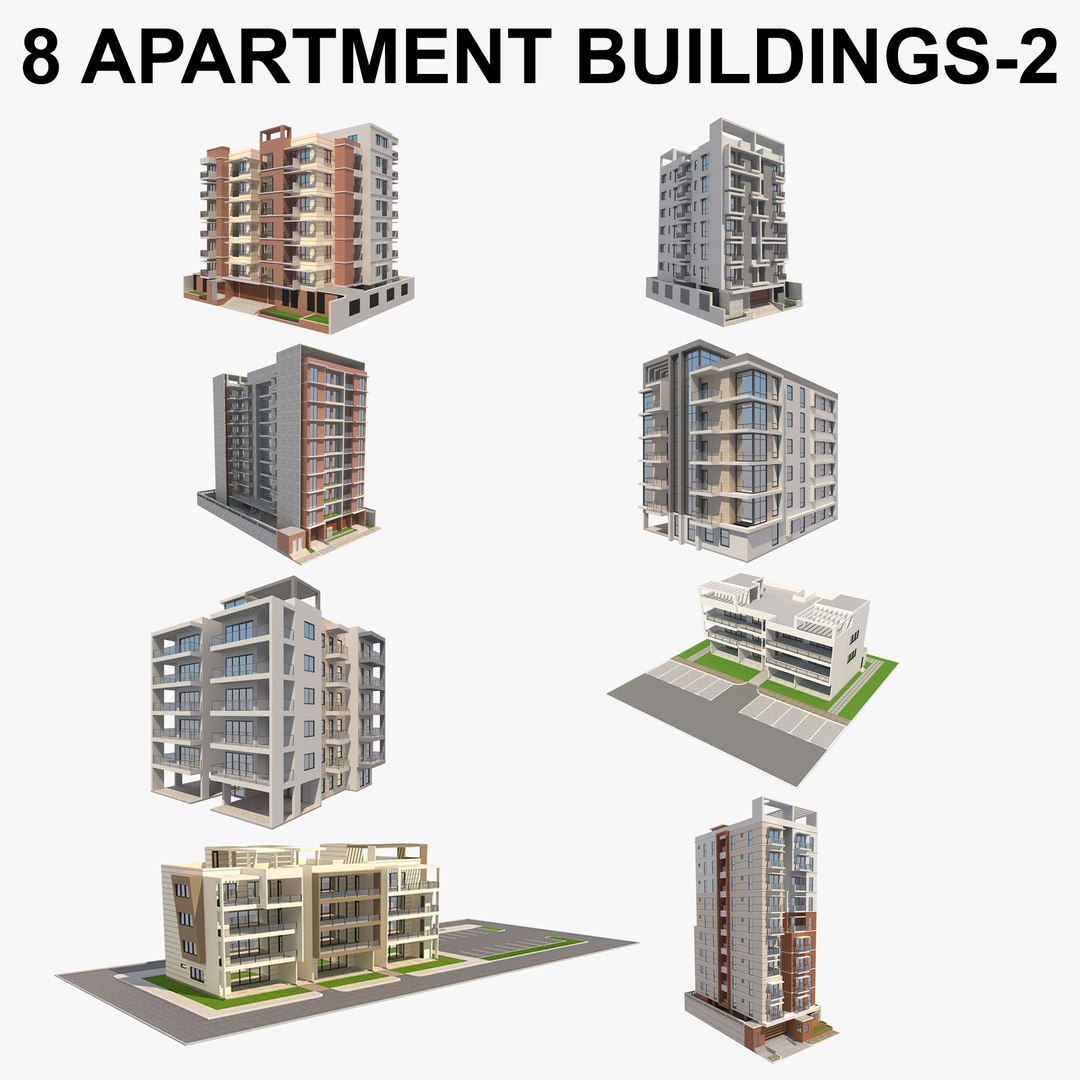 Condo 017 3D Model - FlatPyramid