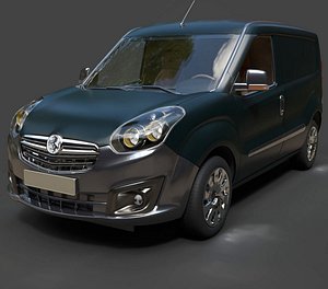 Compact Commercial Panel Van - High-Poly 3D Model