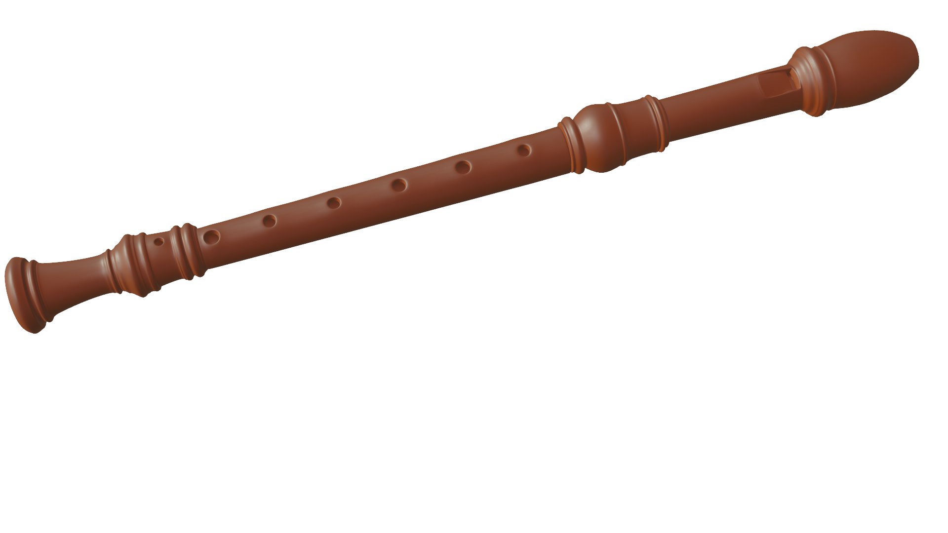 MUSICAL FLUTE 3D - TurboSquid 2182463