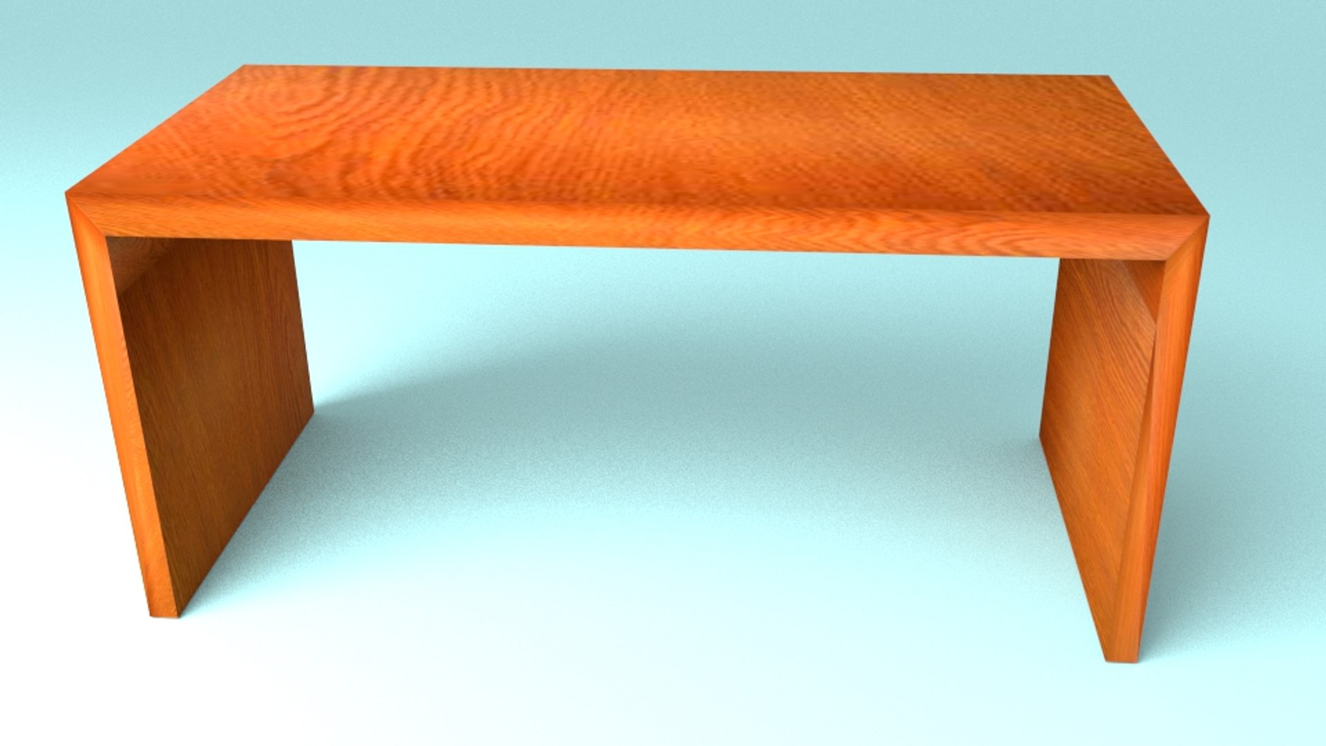 Obj Simple Wood Table