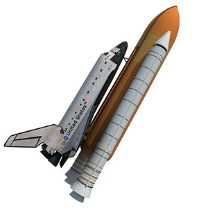 3d model discovery space shuttle