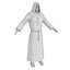 3D priest male man