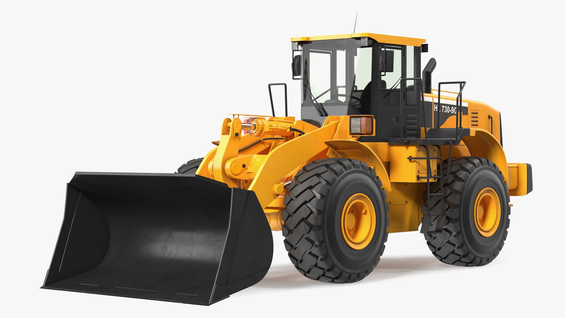 Front End Wheel Loader 3D model preview