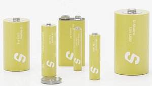 Pack of Batteries 3D model