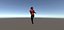 Low Poly Character Man uzbrojony Unity #1