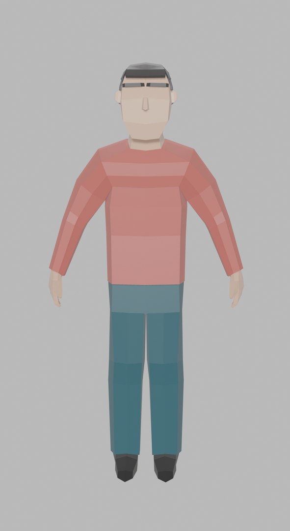 Character Man Rigged Unity 3D Model - TurboSquid 1567462