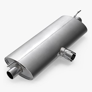 3D Car Exhaust Silencer